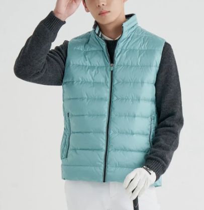 BEAN POLE ビーンポール ゴルフ メンズ ハイネック 軽量 BEST ベスト エメラルド S