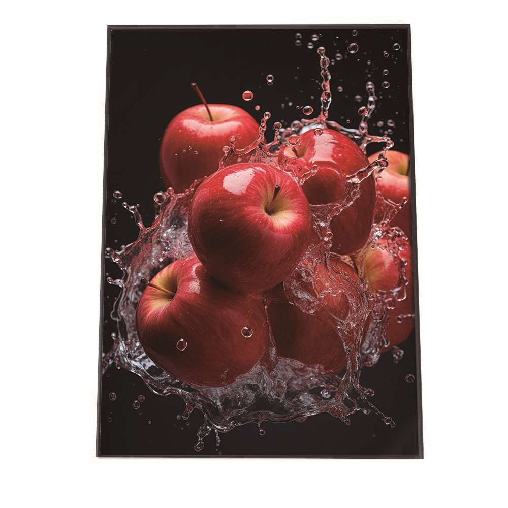 B3サイズ（約36x51cm）】【lh-poster-1659】【フレーム付き】アップル