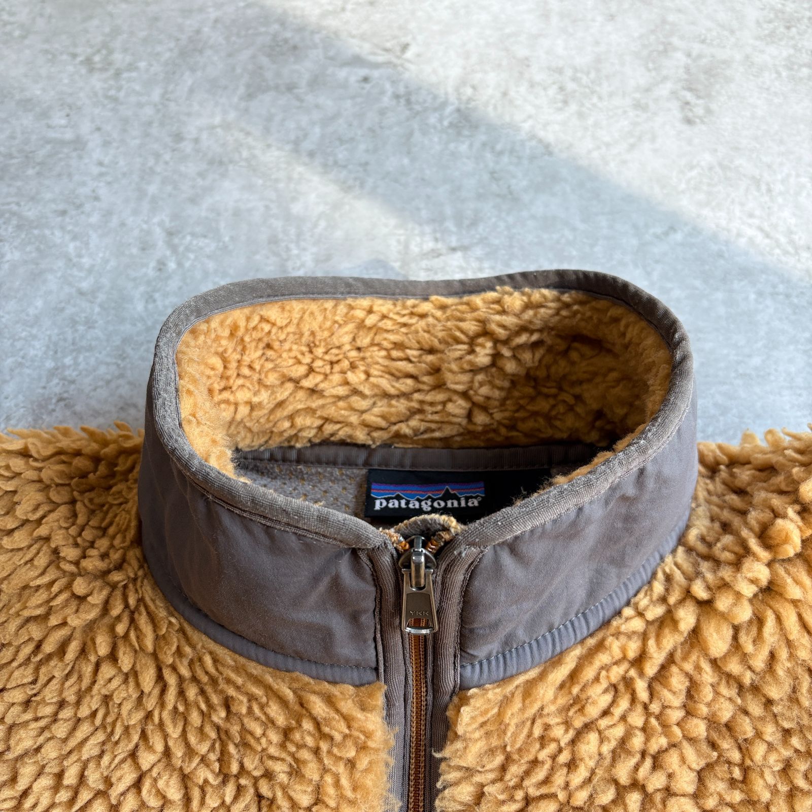 00s 2002年 USA製 patagonia classic Retro Cardigan 【 Tequila Gold