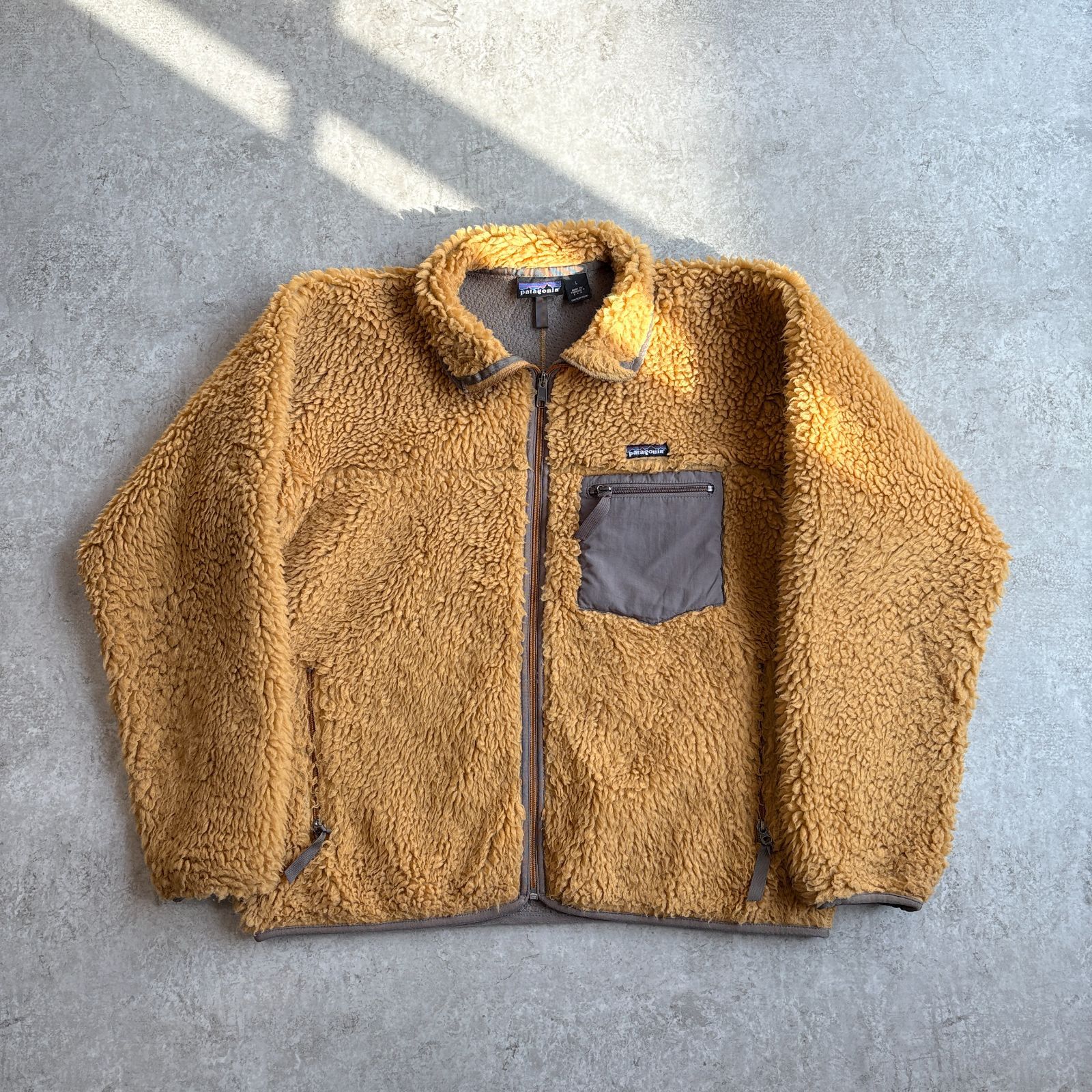 00s 2002年 USA製 patagonia classic Retro Cardigan 【 Tequila Gold