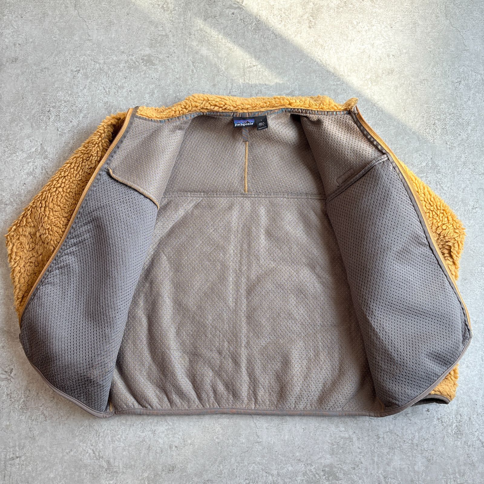 00s 2002年 USA製 patagonia classic Retro Cardigan 【 Tequila Gold 