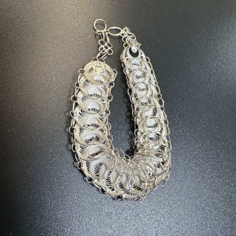 vintage】フィリグリー アウトレット シルバー製 925刻印 3点セット