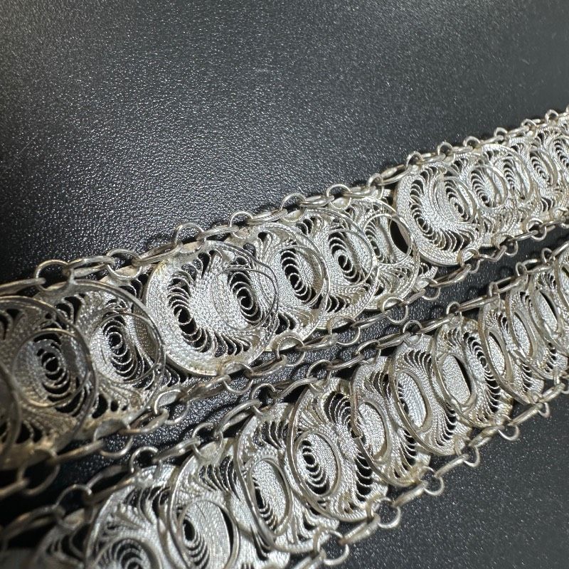 vintage】フィリグリー アウトレット シルバー製 925刻印 3点セット