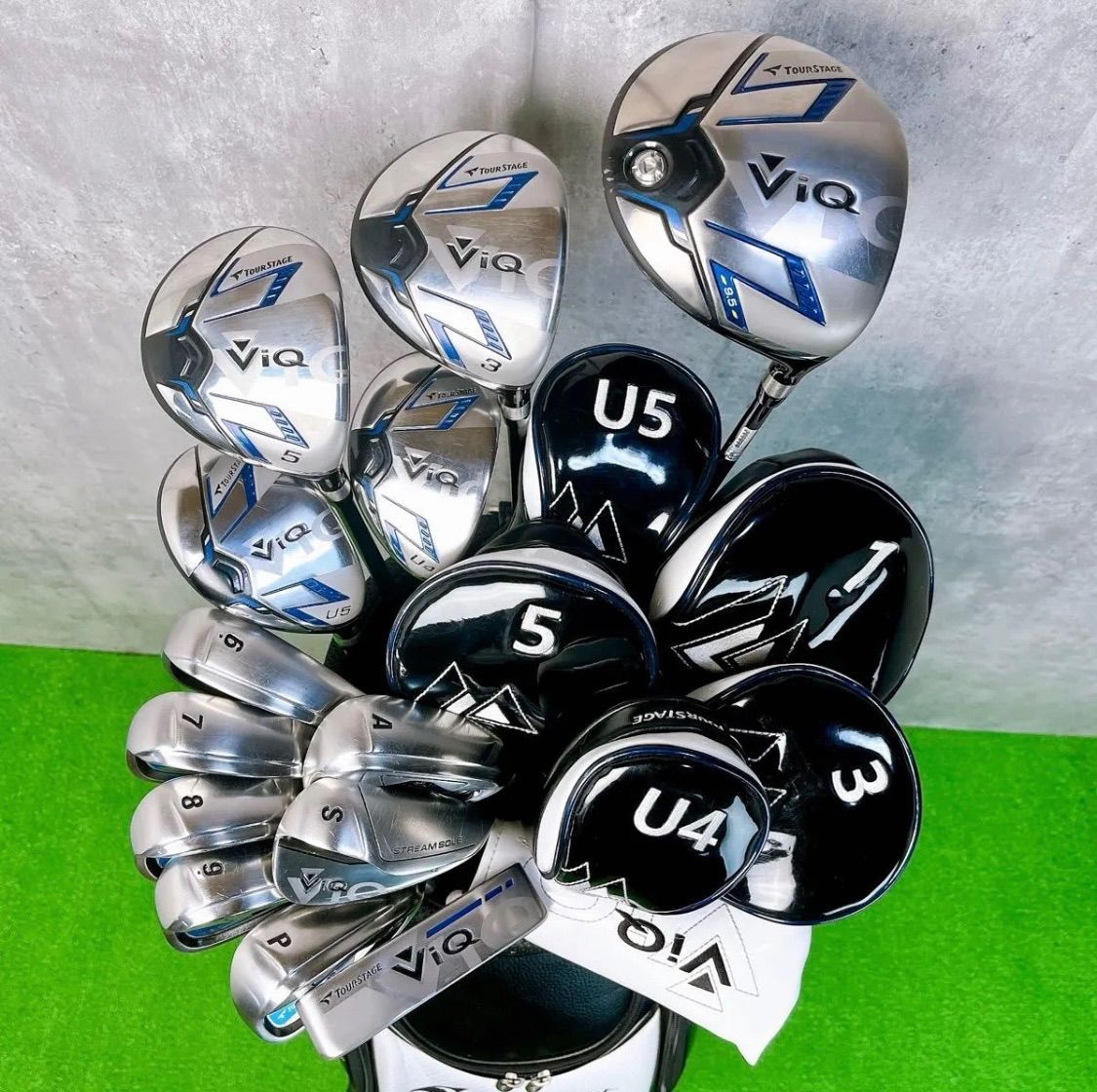 中古】【良品】【送料無料】メンズ ツアーステージ ViQ ゴルフクラブ