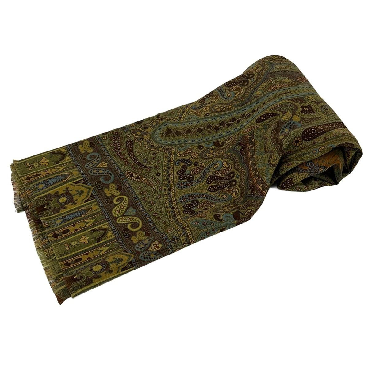 エトロ　ストール 楽天市場】□新品□未使用□ ETRO エトロ ウール70％×シルク30