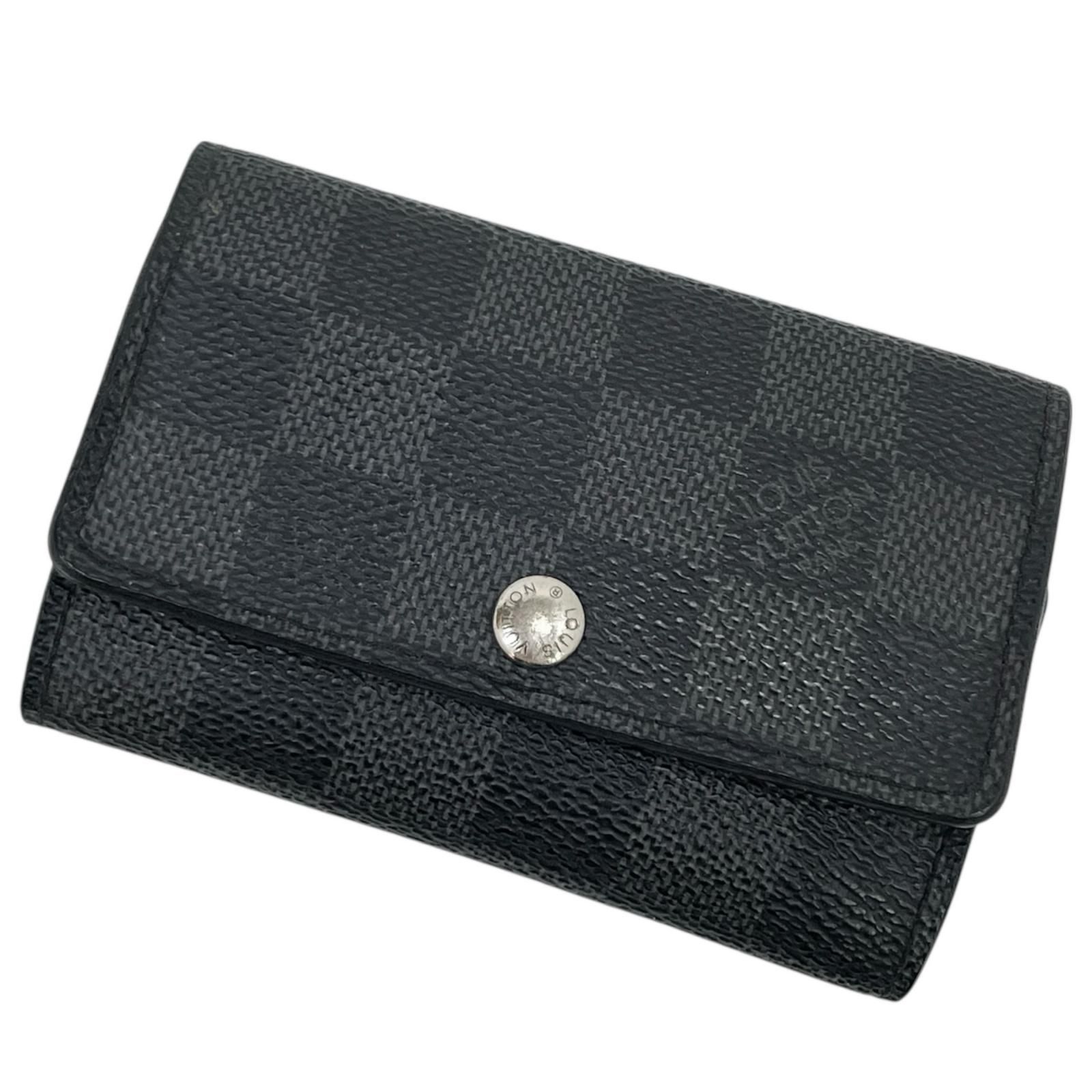 LOUIS VUITTON ルイ ヴィトン ミュルティクレ6 ダミエ グラフィット 6連キーケース N 62662 ブラック