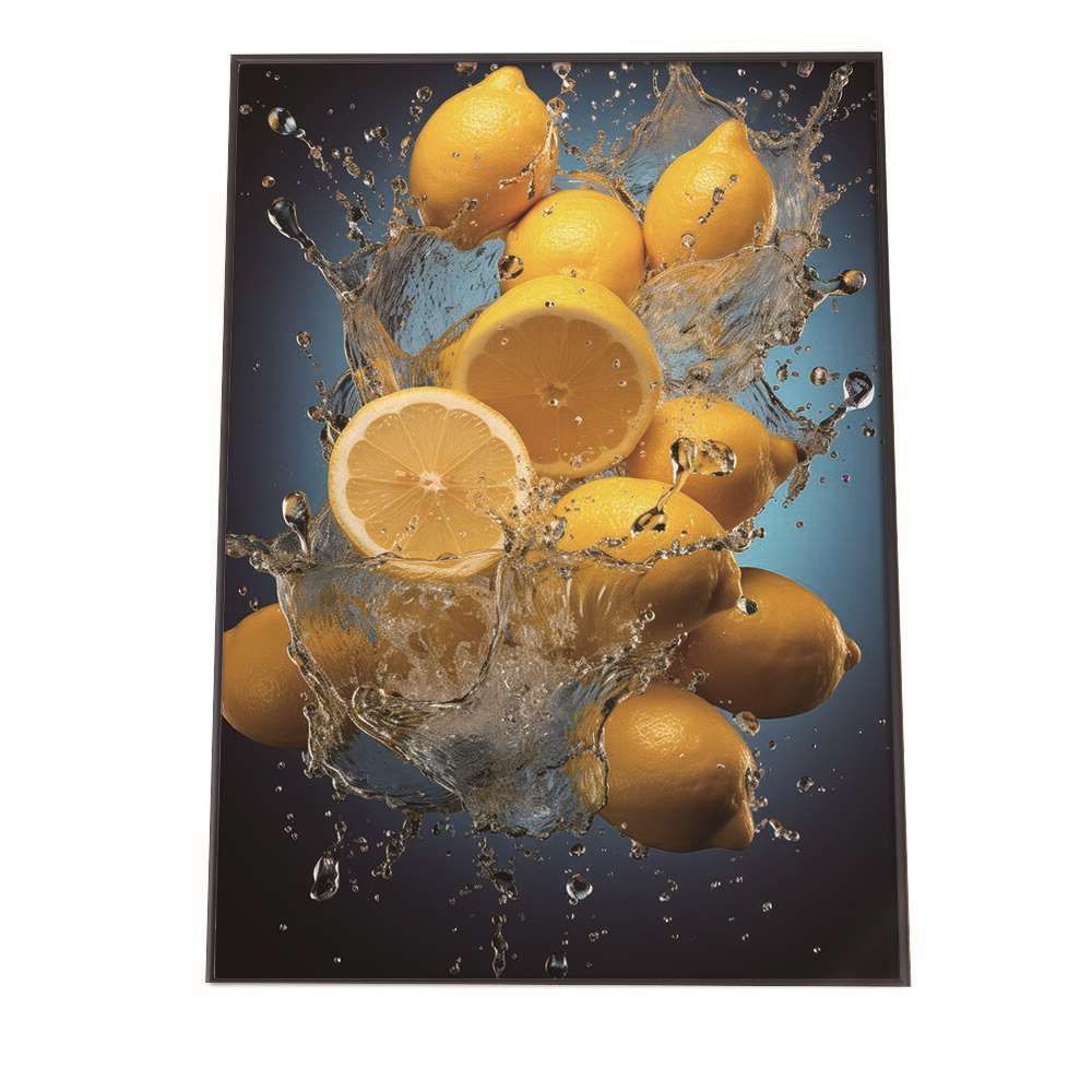 B3サイズ（約36x51cm）】【lh-poster-1682】【フレーム付き】レモン