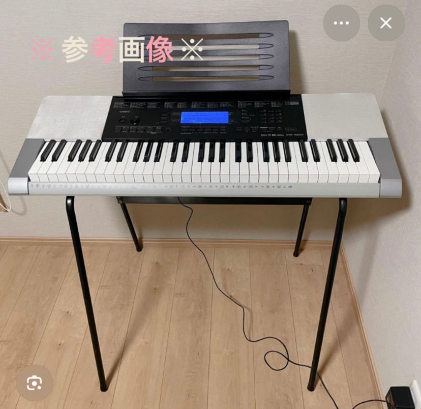 12h14. CASIO カシオ CTK-4200 電子キーボード 譜面台付き - メルカリ