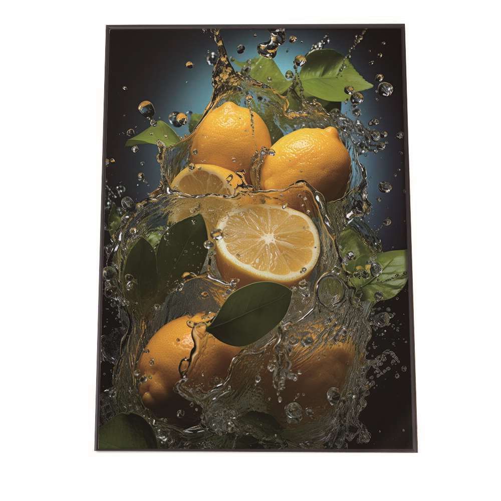 B3サイズ（約36x51cm）】【lh-poster-1686】【フレーム付き】レモン