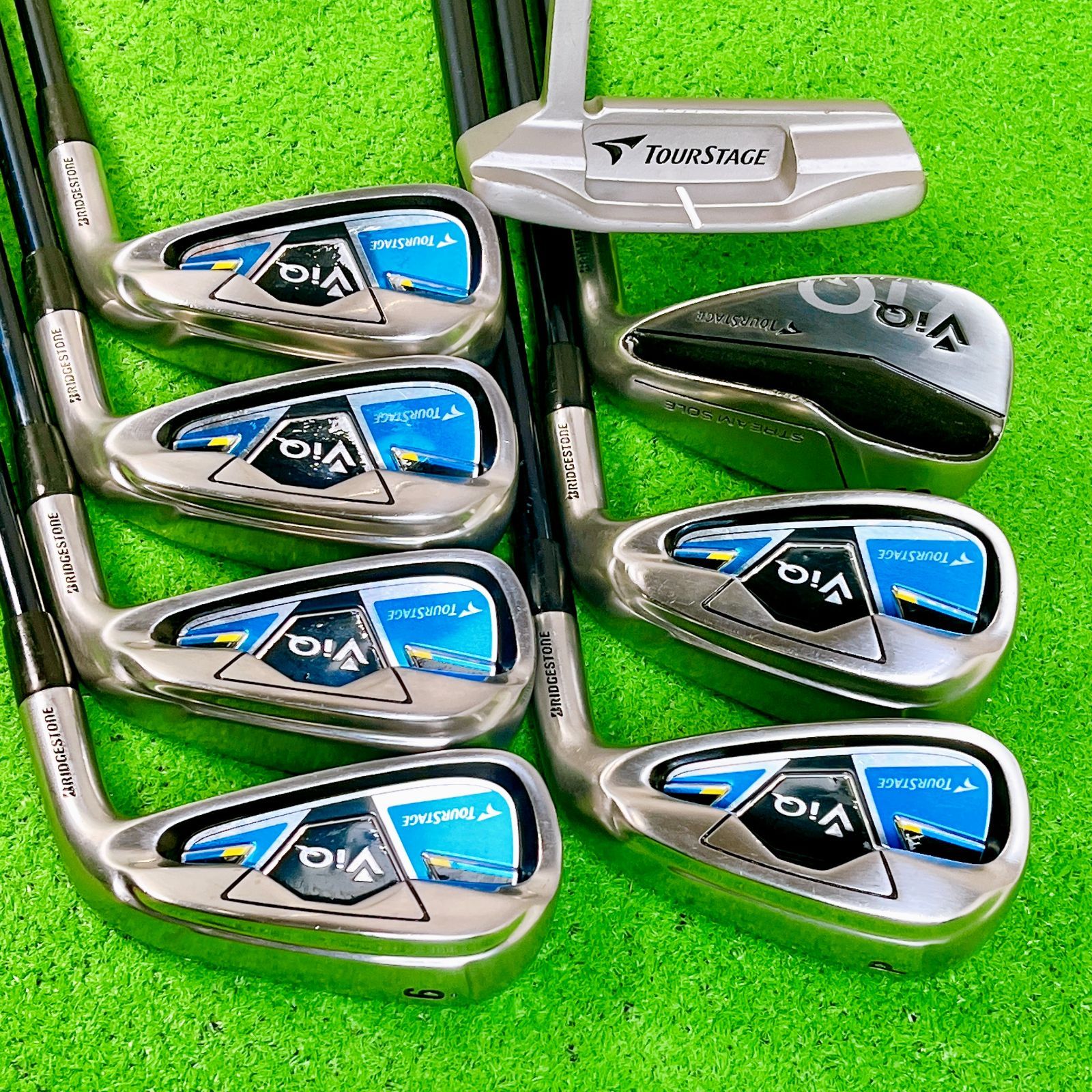 中古】【良品】【送料無料】メンズ ツアーステージ ViQ ゴルフクラブ