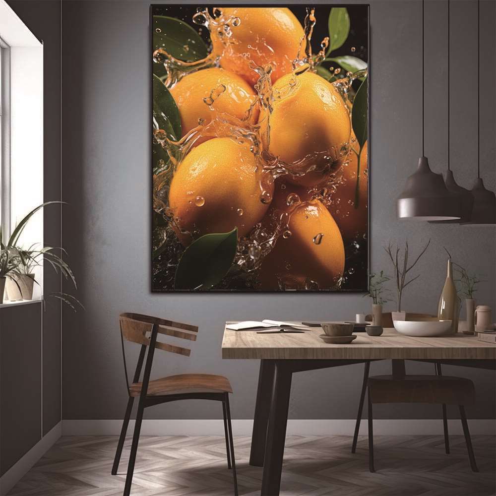 B3サイズ（約36x51cm）】【lh-poster-1687】【フレーム付き】レモン