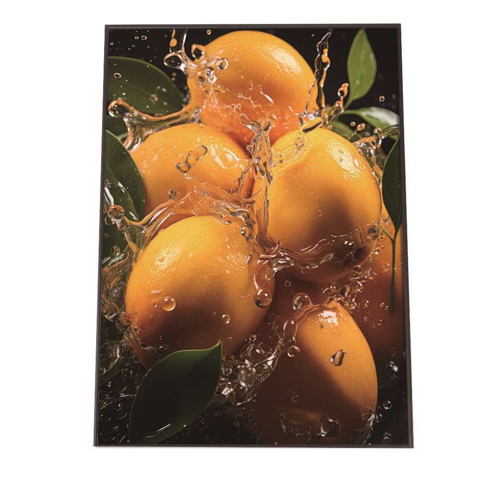 B3サイズ（約36x51cm）】【lh-poster-1687】【フレーム付き】レモン