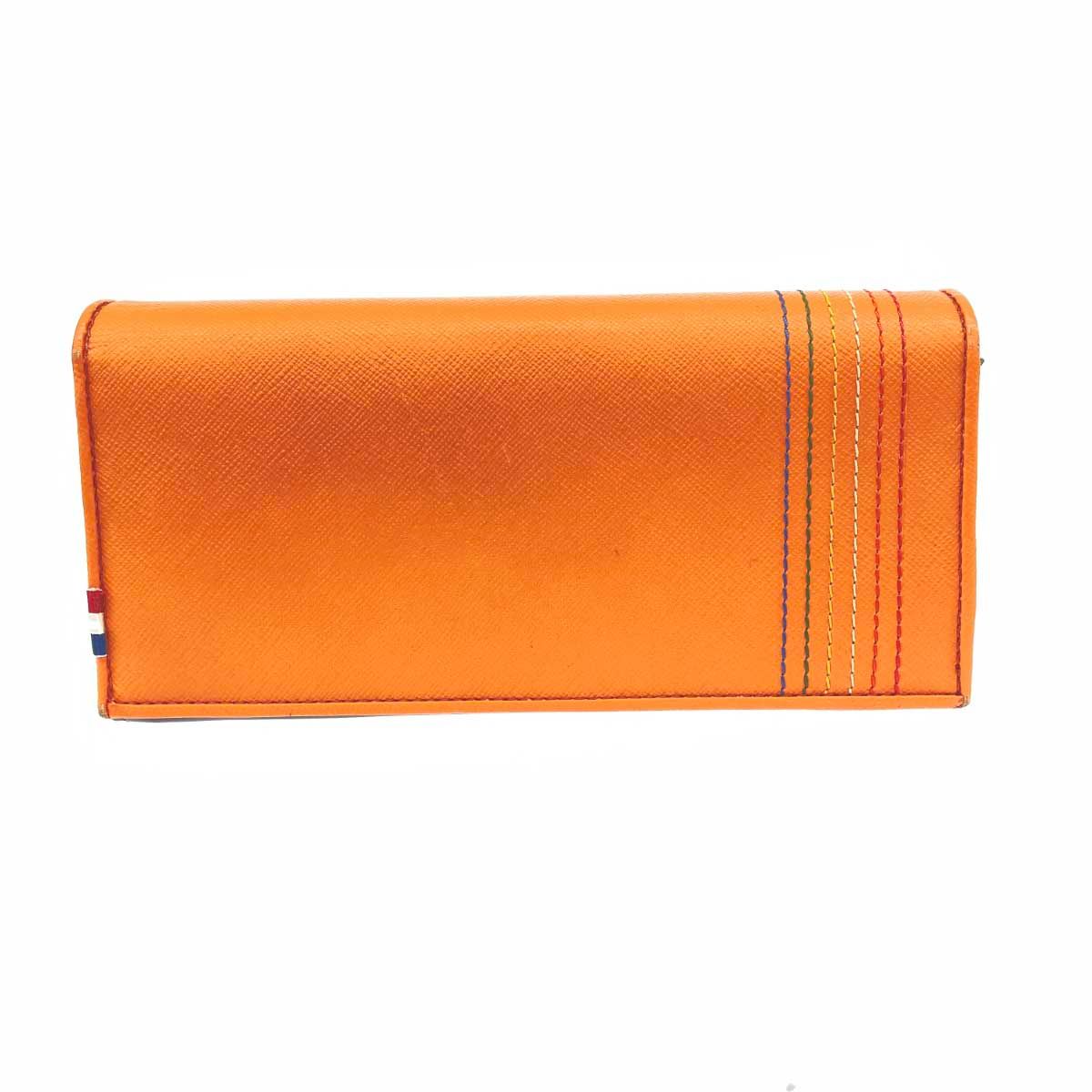 CASTELBAJAC カステルバジャック 二つ折り長財布 家紋ロゴ/レザー/箱付