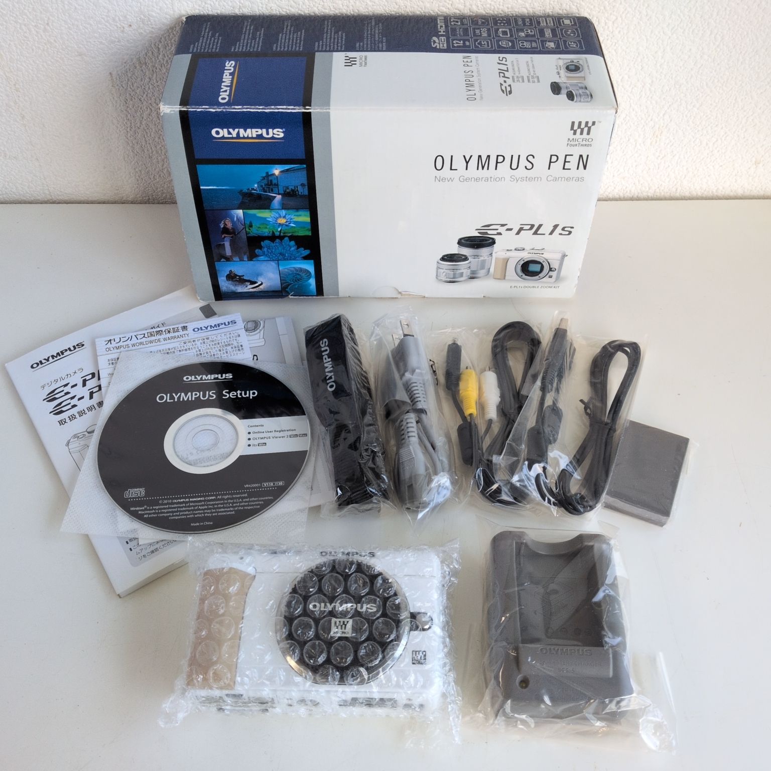 未使用】OLYMPUS PEN E‐PL1s ミラーレス一眼 デジタルカメラ ボディ