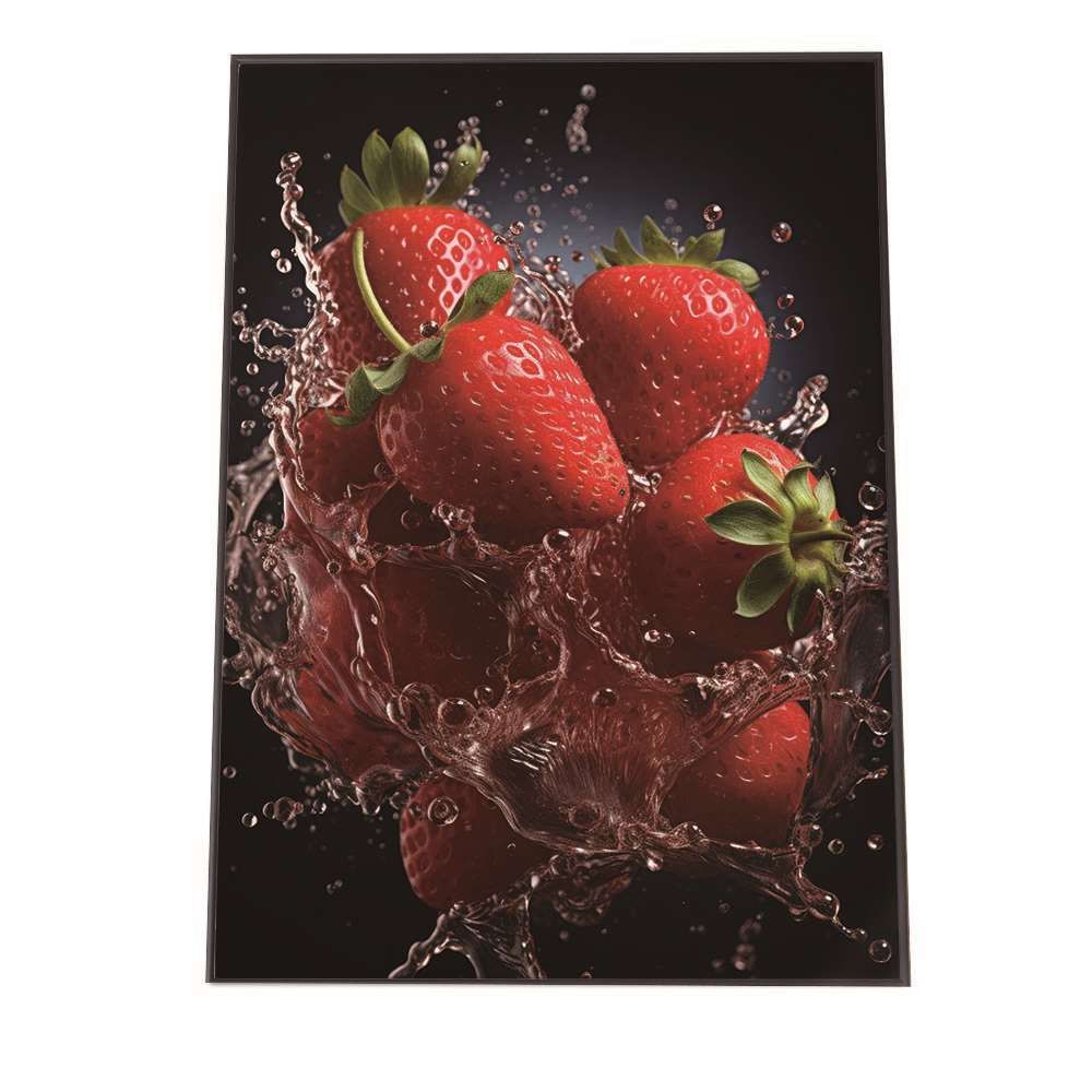 B1サイズ（約73x103cm）】【lh-poster-1703】【フレーム付き】イチゴ