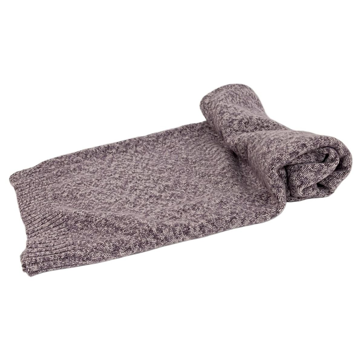 MALO マーロ マフラー パープル アイボリー カシミヤ