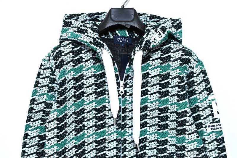 定価3万7400円】新品 パーリーゲイツ フクレ ジャガード ジップ