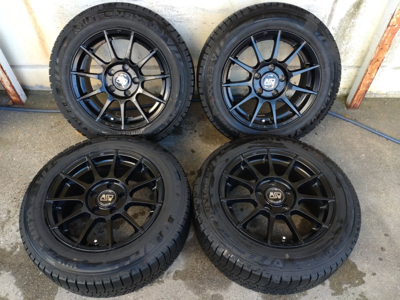 BMW 3シリーズ OZ MSW85 ブラック 16×7.5J +35 PCD120-5H 