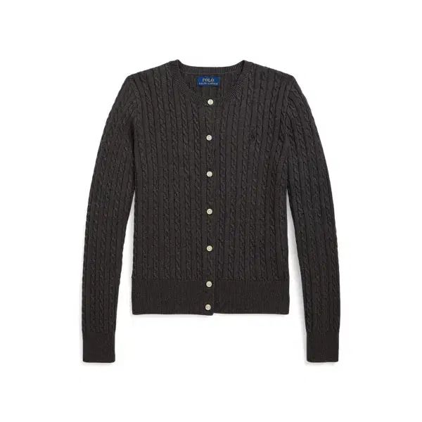 ポロラルフローレン ガールズ ミニ コットン ケーブル カーディガン XL