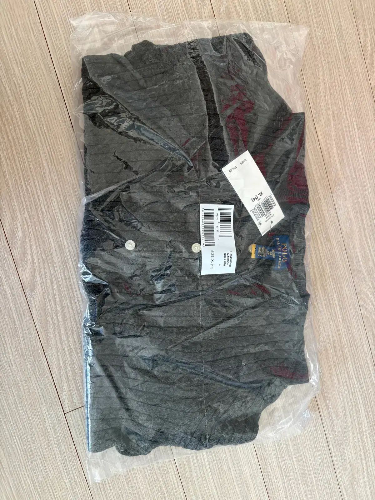 ポロラルフローレン ガールズ ミニ コットン ケーブル カーディガン XL