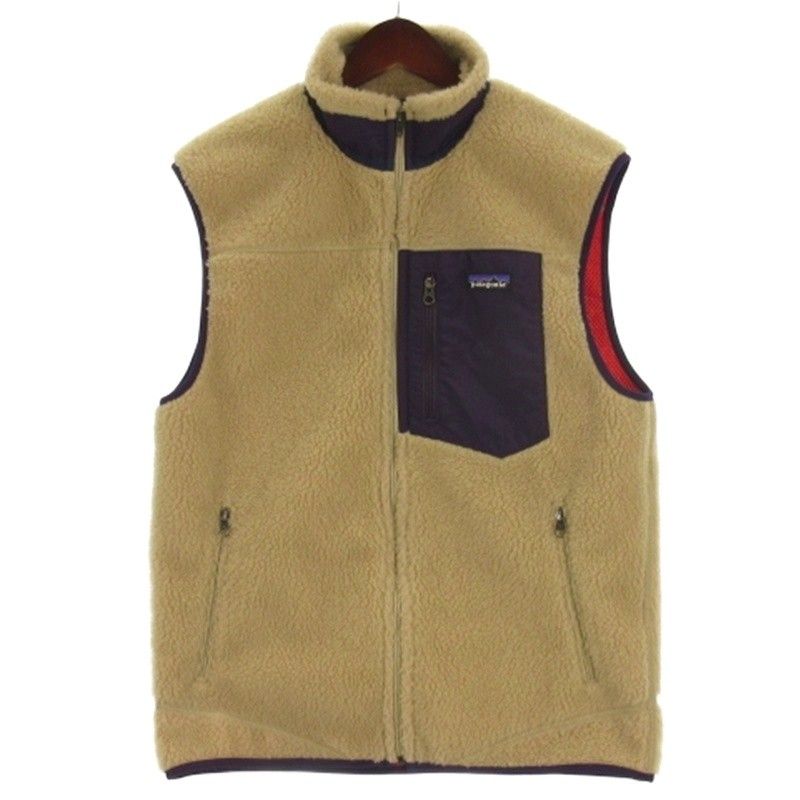 パタゴニア Patagonia クラシック レトロX ボアフリースベスト 23047 ベージュ系 M