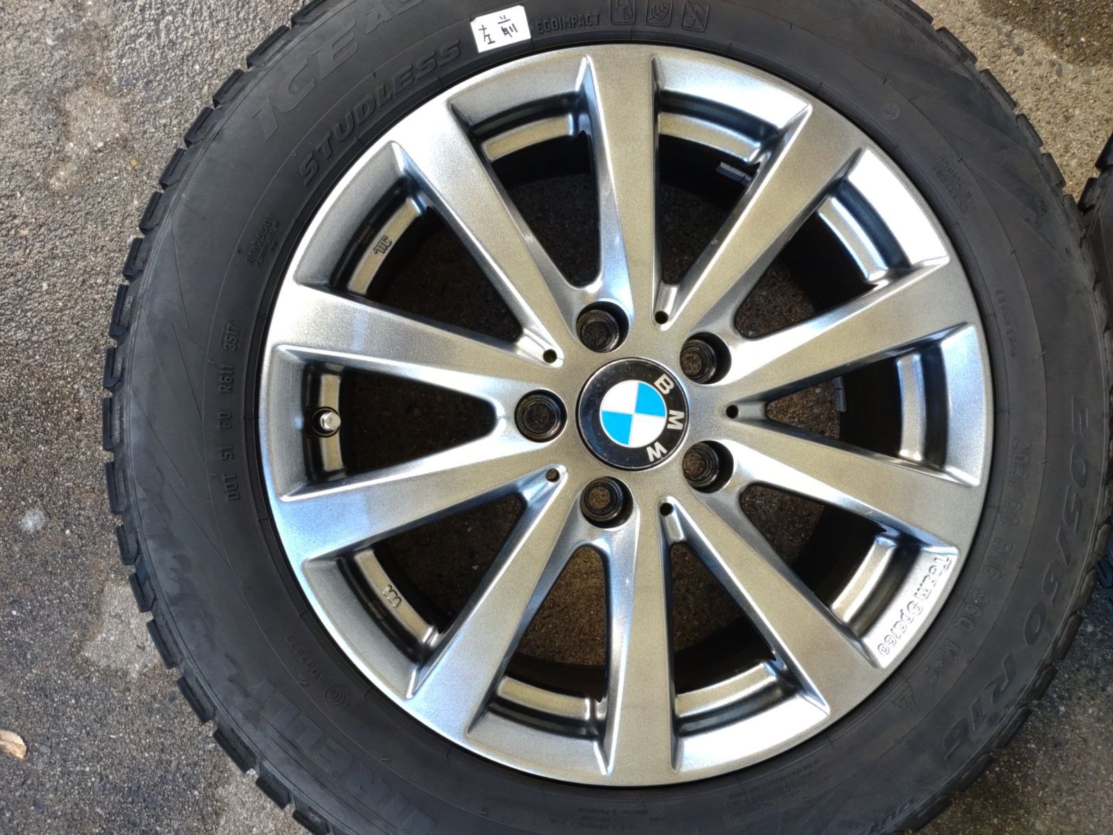 BMW 2シリーズ チームスパルコ 16 7 0 J 50 PCD 120 5 H ＆ピレリ ICE 205 60 R 4本