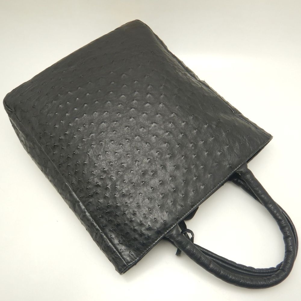 IBIZA イビサ トートバッグ オーストリッチ ブラック レディース