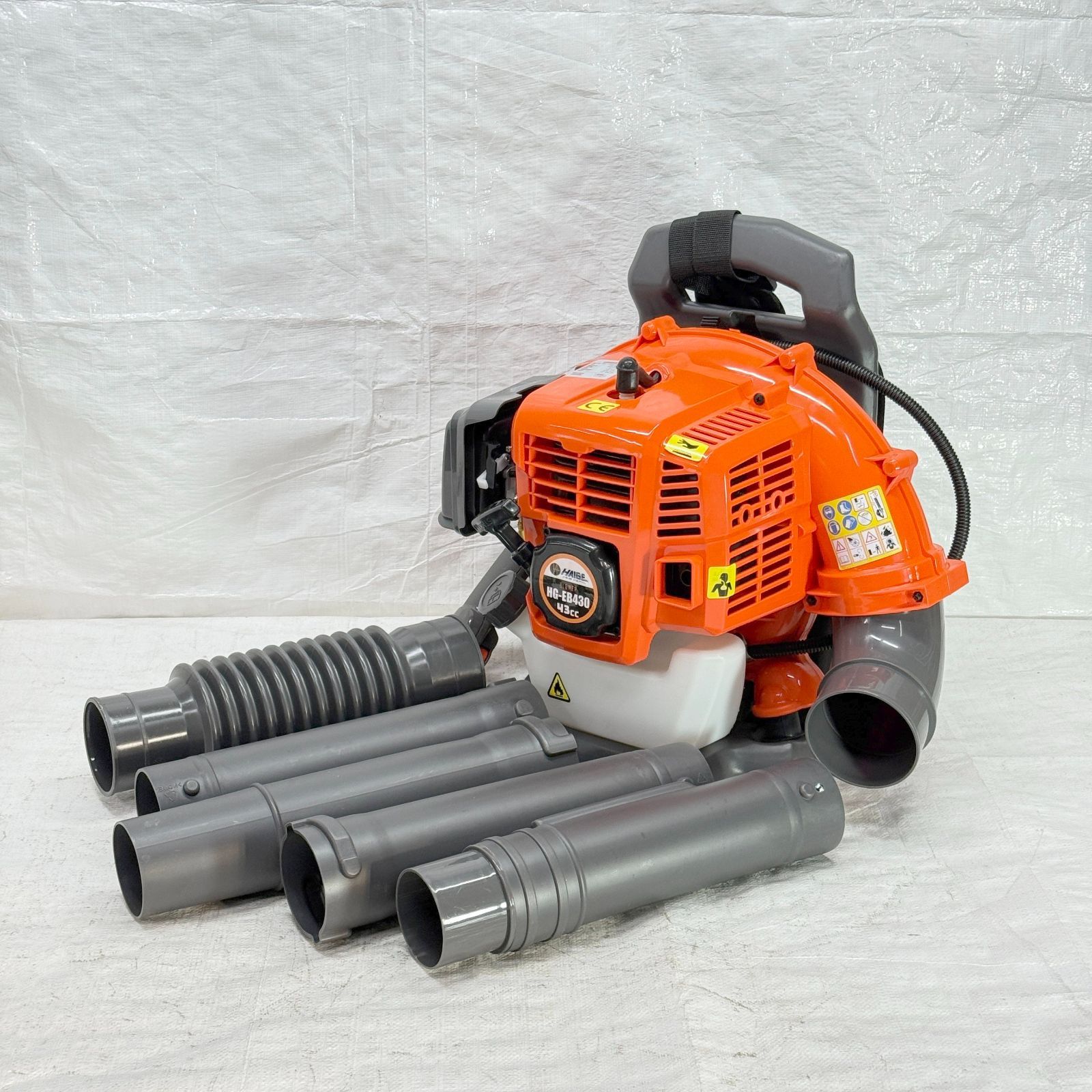 背負式 エンジン ブロアー 2ストローク 43 cc HG-EB 430 1297-2