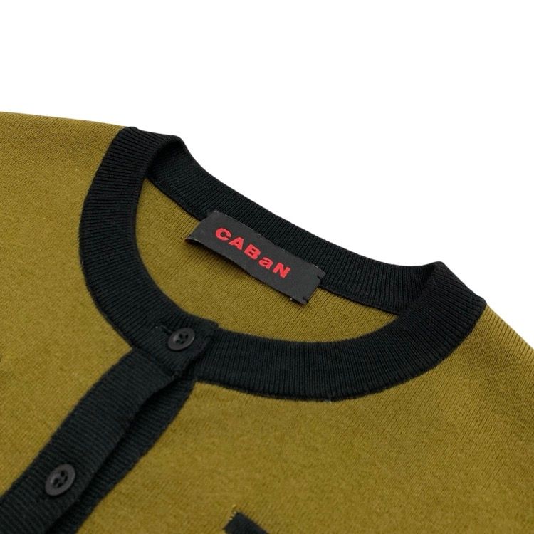 カーキ×ブラック F