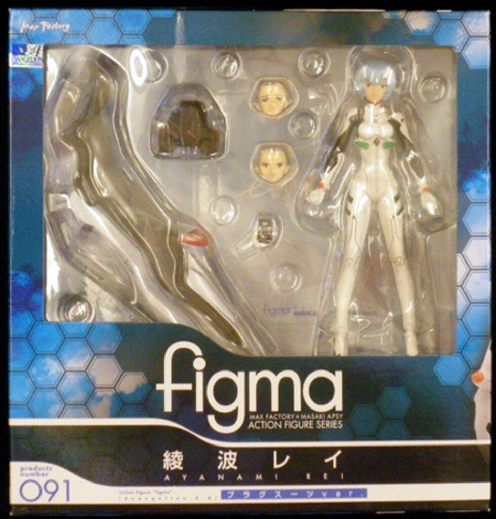 figma 綾波レイ 091 Max Factory Figma 091 Evangelion 2.0 REI Ayanami Plug Suit Ver
