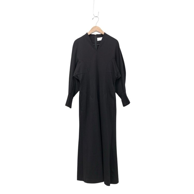 Mame Kurogouchi マメクロゴウチ V-Neck Classic Cotton Dress