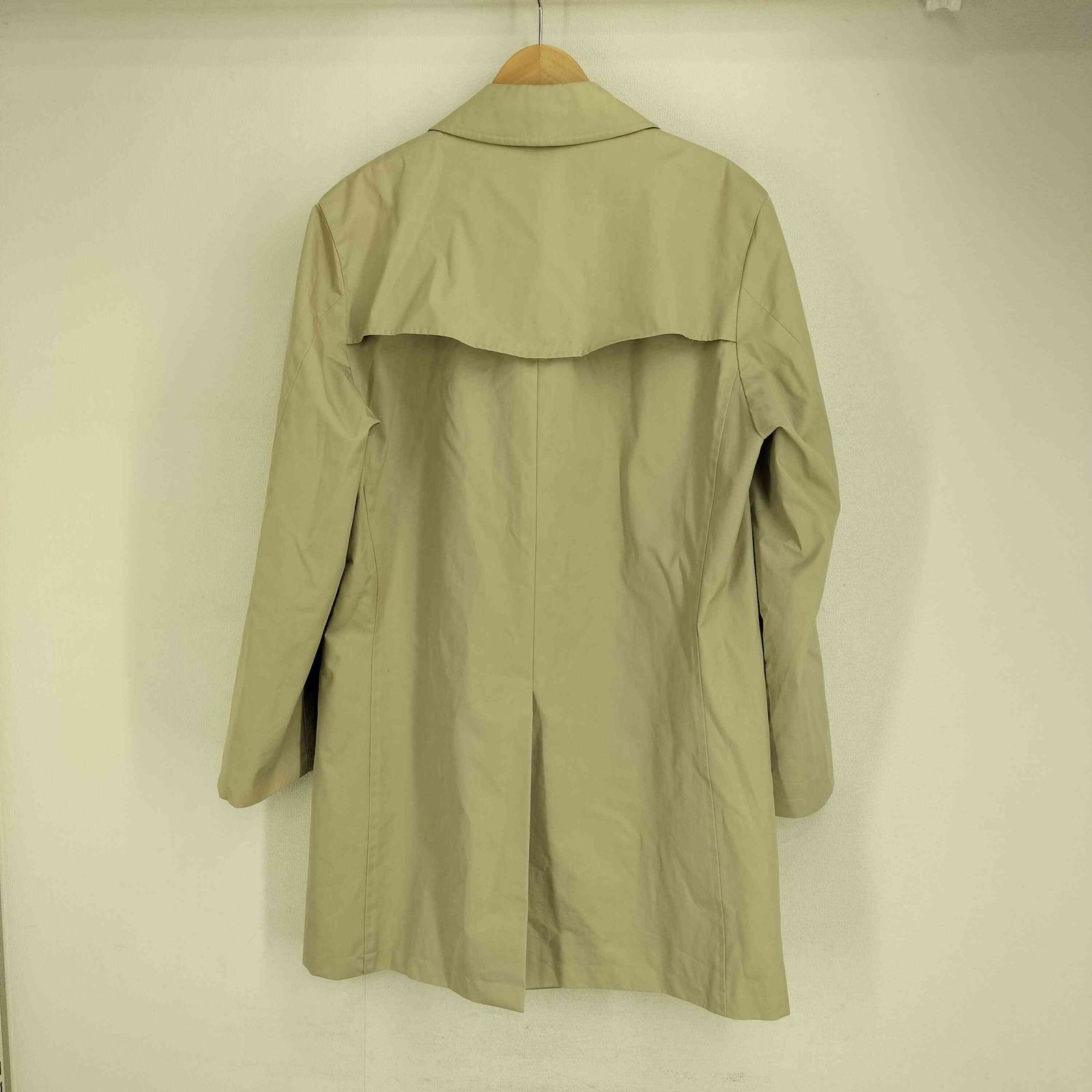 バーバリーロンドン BURBERRY LONDON 前立て裏チェック ステンカラーコート メンズ import M