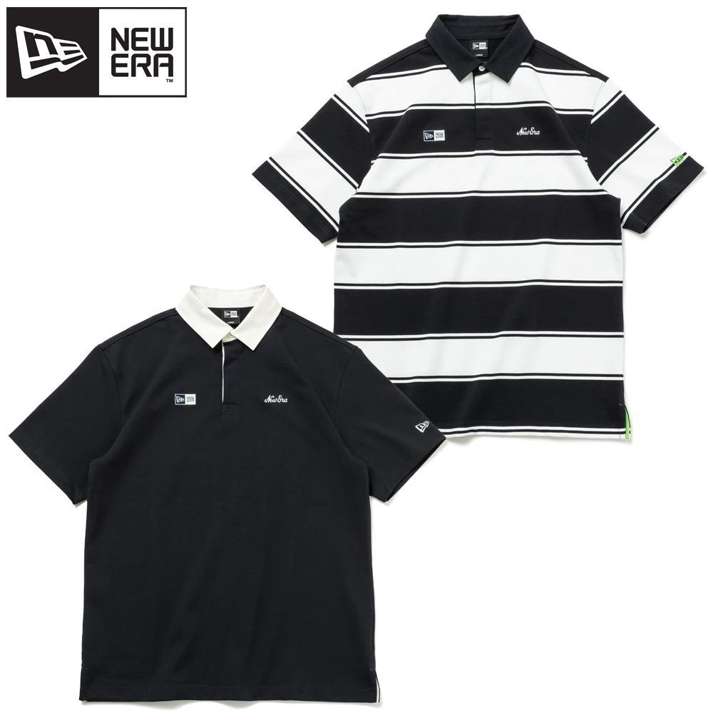 ニューエラ NEWERA ゴルフ 半袖 ラグビーシャツ ヘビーウェイト 日本