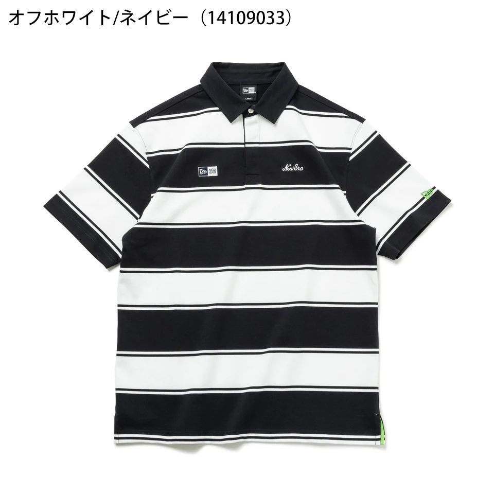 ニューエラ NEWERA ゴルフ 半袖 ラグビーシャツ ヘビーウェイト 日本