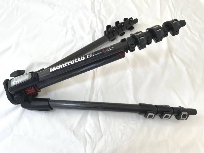 実用 Manfrotto マンフロット 190プロカーボン4段三脚 4004 5