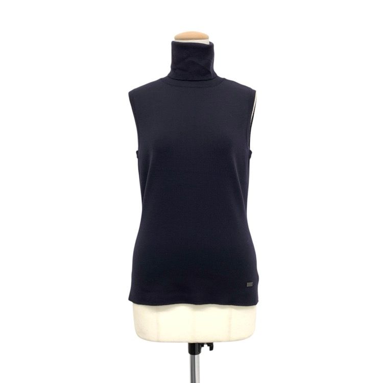 FOXEY フォクシー ウール ニットトップ ドヌーヴ ウール ミッドナイト