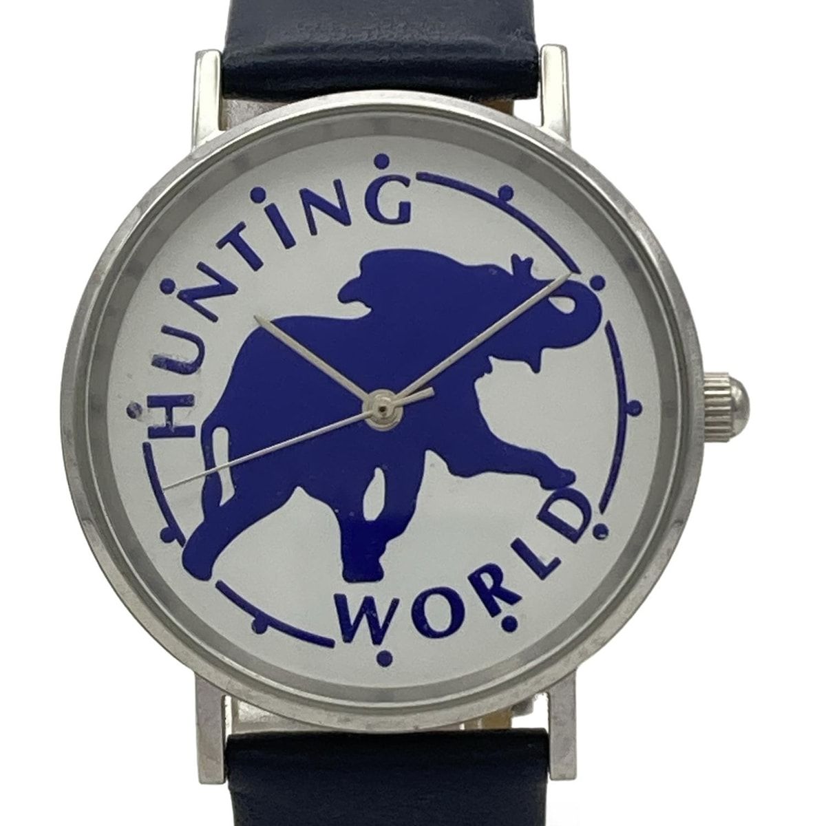【HUNTING WORLD】ブルー レディース時計 HUNTING WORLD(ハンティングワールド) 腕時計 - HW-03 レディース 白