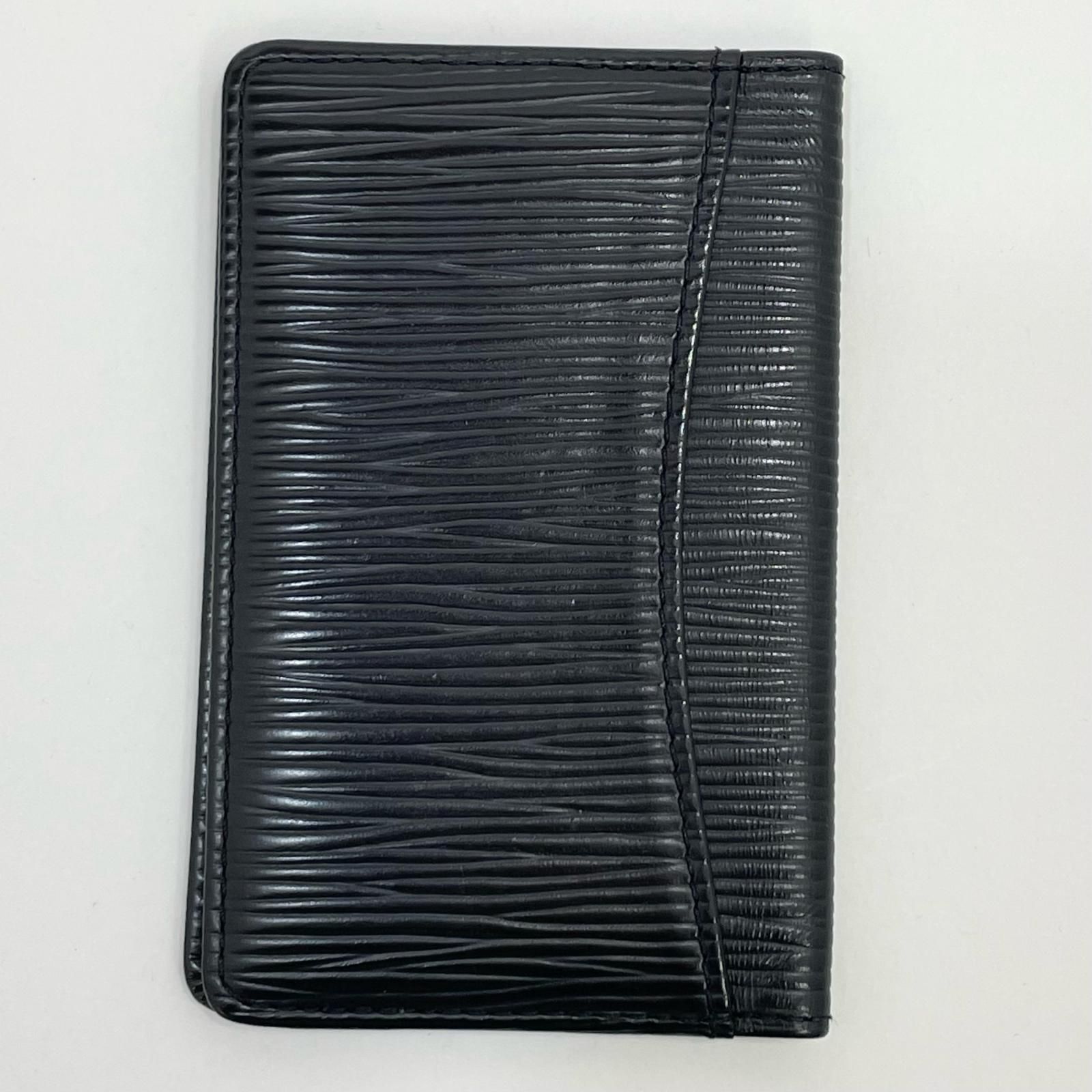 LOUIS VUITTON ルイ ヴィトン ポシェット カルト ウィジット エピ カードケース M 56572 ブラック