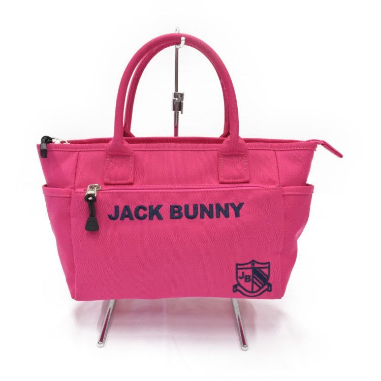 送料0円！】ジャックバニー｜カートバッグ｜ピンク系｜中古ゴルフ用品