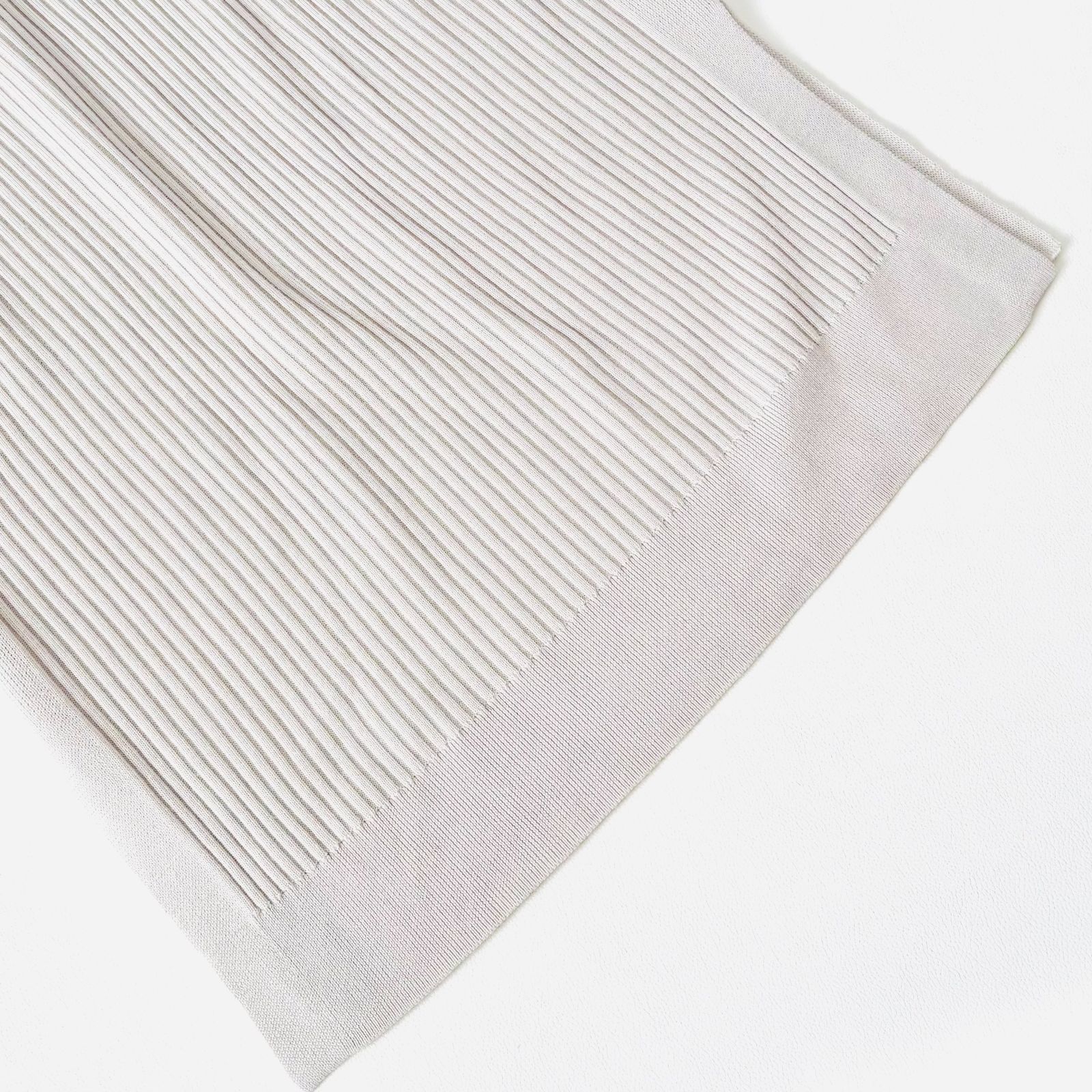 2024 ebure エブール ウール100％ ハイネックリブウールワンピース