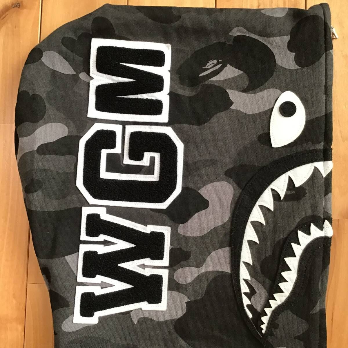 ☆美品☆ Black Eye Patch × BAPE camo シャーク パーカー Lサイズ a