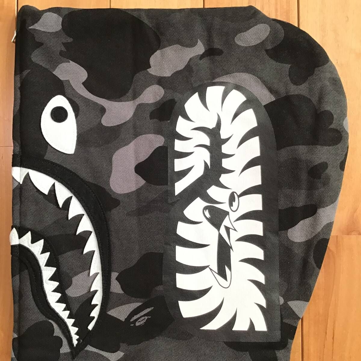 ☆美品☆ Black Eye Patch × BAPE camo シャーク パーカー Lサイズ a