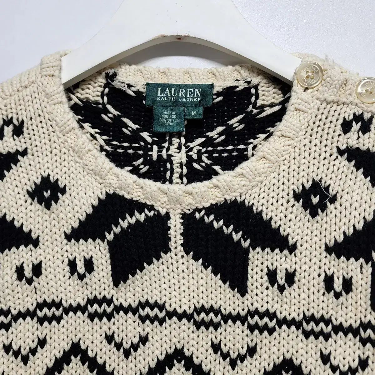 ショップ ラルフローレン RALPH LAUREN ノルディック ニットセーター M