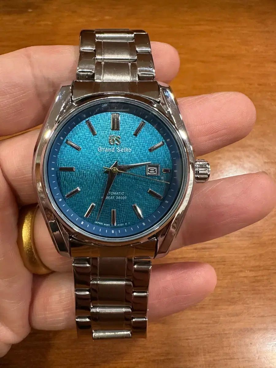 GS ブルー ダイアル nh 3500 クオーツ時計