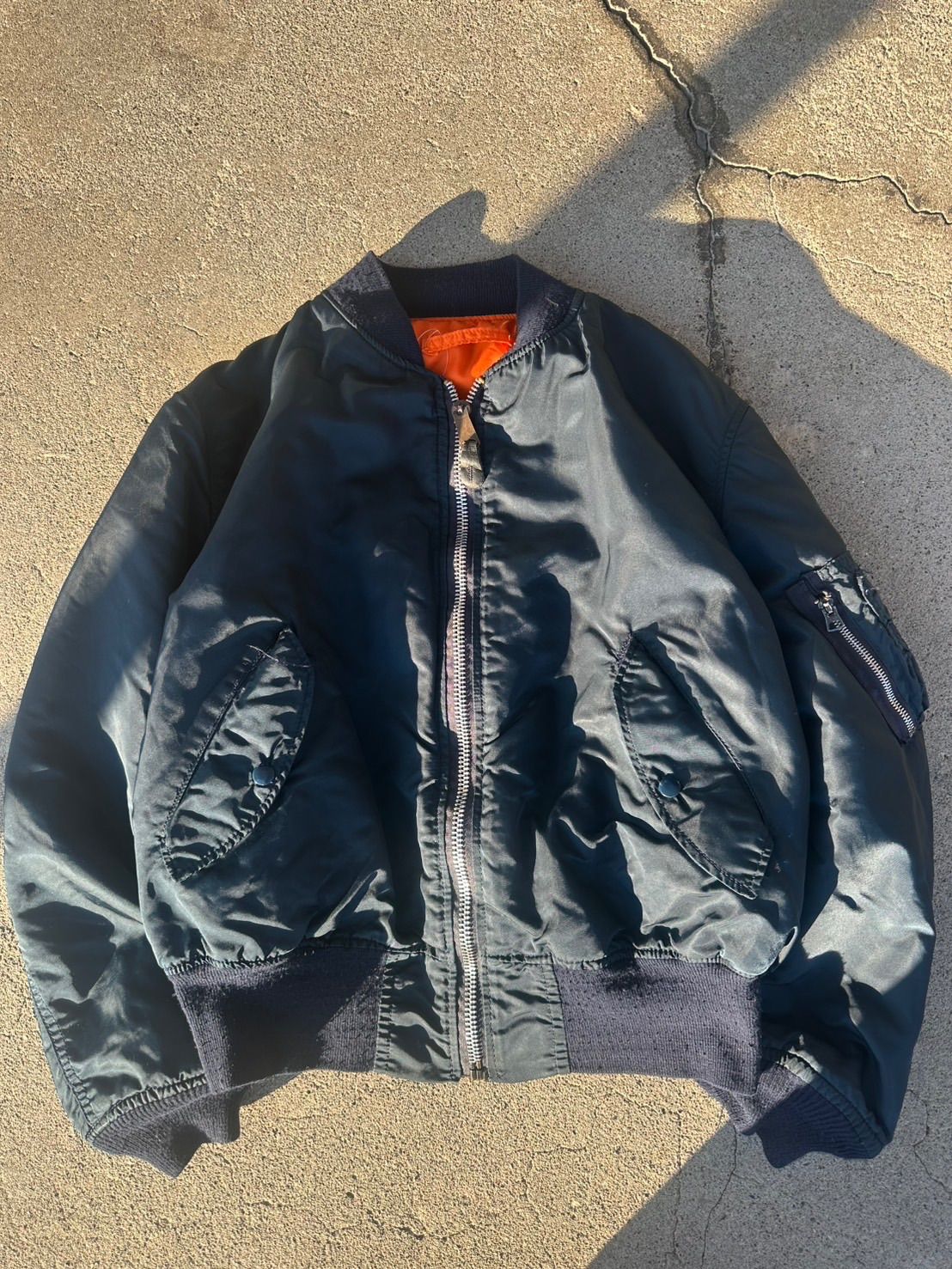 ALPHA 80 s 90 MA 1 フライトジャケット