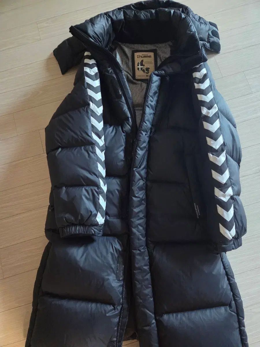 hummel ヒュンメル ロング丈ダウンジャケット