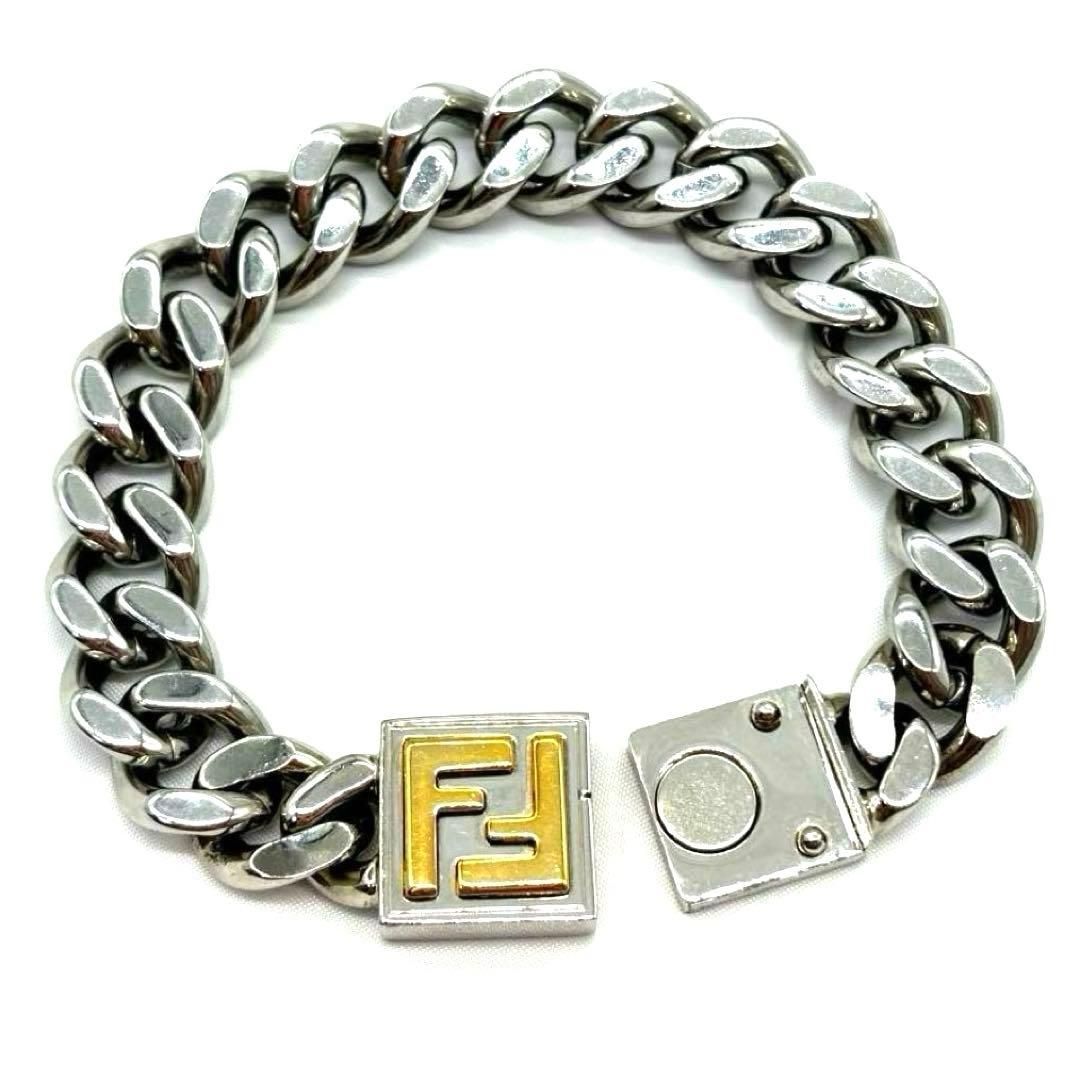 正規品 FENDI フェンディ FFロゴ メタルチェーン 人気モデル