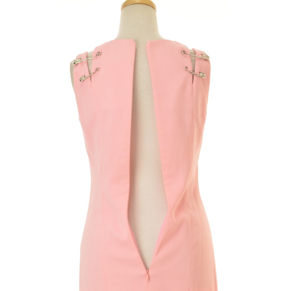 VERSUS】13SS 安全ピン メドゥーサピンノースリーブワンピース お買い得品 