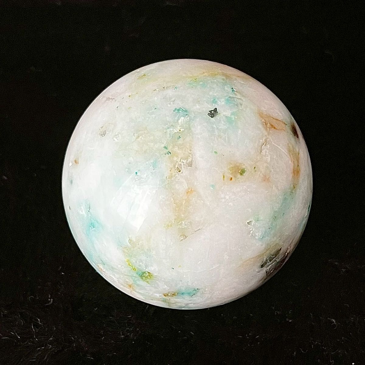 天然石　フェニックスストーンスフィア　クリソコラ　マラカイト⭐️1996 天然石 フェニックスストーンスフィア クリソコラ マラカイト⭐️1996