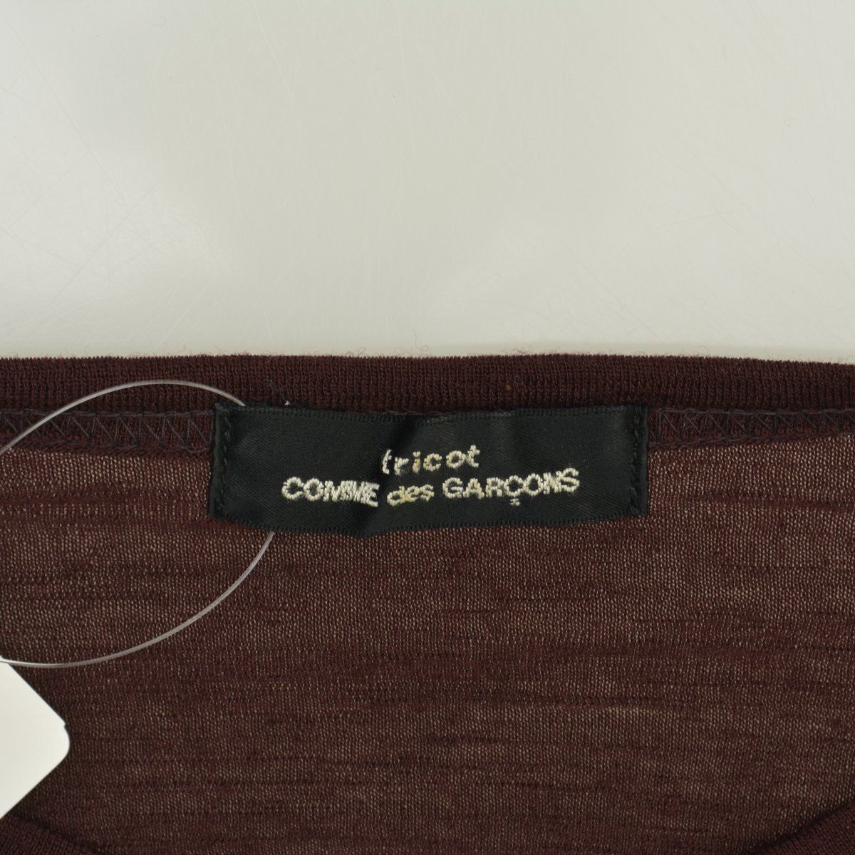 COMMEdesGARCONSTRICOT02AW AD2002 ウールニット長袖カーディガン 